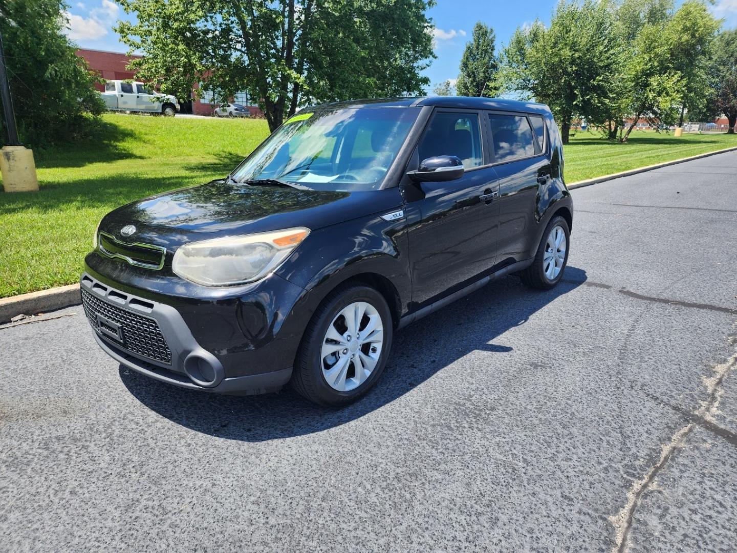 2014 BLACK /Black Kia Soul + + (KNDJP3A55E7) with an 2.0 4CYL. engine, Automatic transmission, located at 1221 Madison St., Shelbyville, TN, 37160, (931) 680-9439, 0.000000, 0.000000 - Photo#0