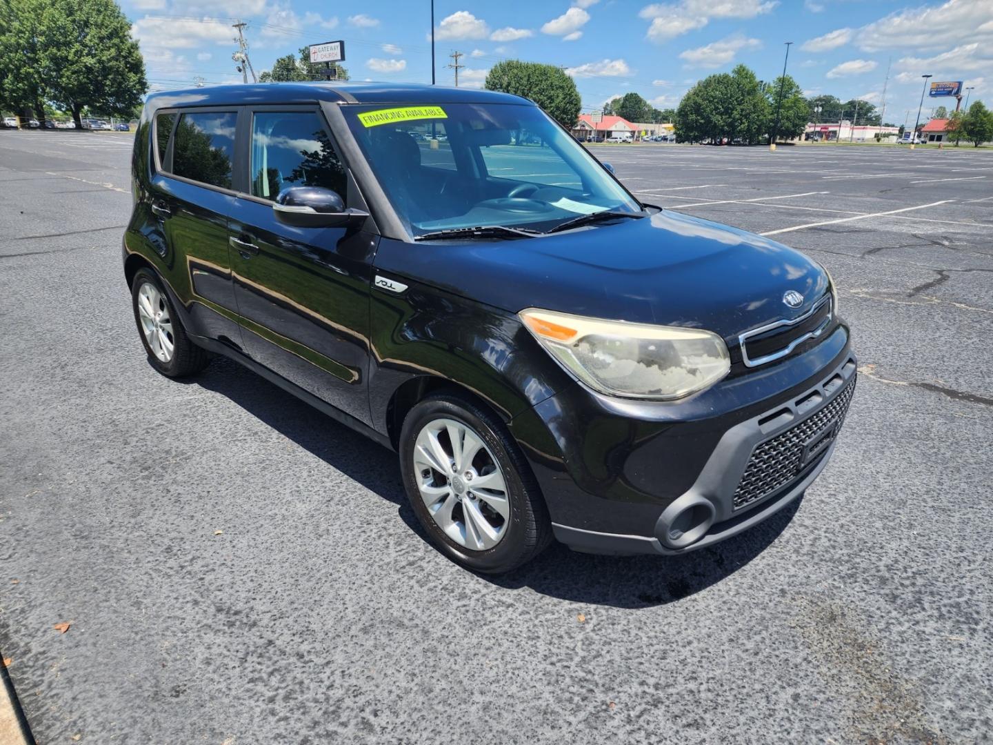 2014 BLACK /Black Kia Soul + + (KNDJP3A55E7) with an 2.0 4CYL. engine, Automatic transmission, located at 1221 Madison St., Shelbyville, TN, 37160, (931) 680-9439, 0.000000, 0.000000 - Photo#1