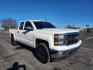 2014 WHITE /Black Chevrolet Silverado 1500 1LT Double Cab 4WD (1GCVKREC6EZ) with an 5.3L V8 OHV 16V engine, 6-Speed Automatic transmission, located at 1221 Madison St., Shelbyville, TN, 37160, (931) 680-9439, 0.000000, 0.000000 - Photo#1